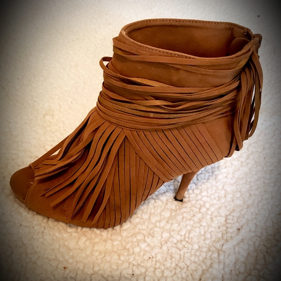 Fringe Booties - Picture 1 of 4
